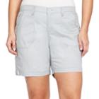 Plus Size Gloria Vanderbilt Cathy Cargo Shorts, Women's, Size: 24 W, Med Grey
