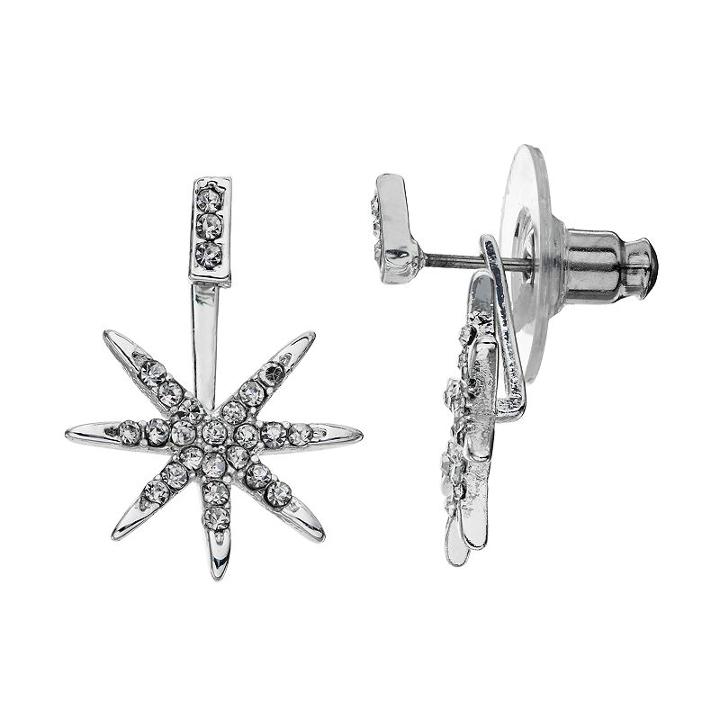 Lc Lauren Conrad Starburst Ear Jacket Earrings, Women's, Ovrfl Oth