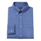 Men's Croft & Barrow&reg; Easy-care True Comfort Slim-fit Stretch Dress Shirt, Size: 17-32/33, Blue