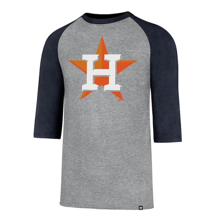 Men's '47 Brand Houston Astros Club Tee, Size: Small, Gray