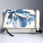 Simply Vera Vera Wang Garrison Double Entry Flap Crossbody Bag, Women's, White