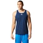 Big & Tall Adidas Performance Tank Top, Men's, Size: M Tall, Blue (navy)