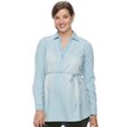 Maternity A:glow Essential Shirt, Women's, Size: Xxl-mat, Light Blue