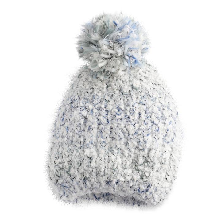 Sonoma Goods For Life Lurex Pom Pom Beanie, Women's, Dark Blue