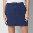Women's Sonoma Goods For Life&trade; Utility Skirt, Size: 8, Dark Blue