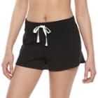 Juniors' So&reg; French Terry Lounge Shorts, Girl's, Size: Medium, Black