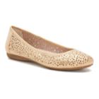 Croft & Barrow&reg; Marilla Women's Ortholite Ballet Flats, Size: Medium (9.5), Gold