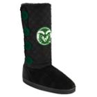 Women's Colorado State Rams Button Boots, Size: Medium, Black
