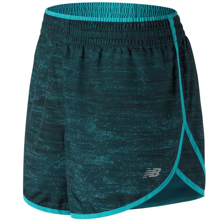 Women's New Balance Accelerate Short, Size: Medium, Blue (navy)
