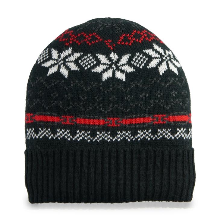 Men's Urban Pipeline&trade; Fairisle Sherpa-lined Beanie, Red