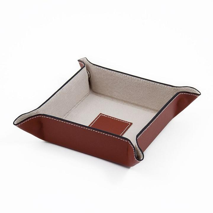 Valet Change Tray, Brown