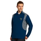 Men's Antigua West Virginia Mountaineers Delta 1/4-zip Pullover, Size: Xxl, Blue (navy)