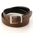 Chaps Reversible Nickel Buckle Belt, Men's, Size: 40, Brown