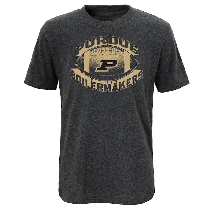 Boys 8-20 Purdue Boilermakers Satellite Tee, Size: L 14-16, Gray