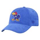 Adult Top Of The World Kansas Jayhawks Artifact Adjustable Cap, Men's, Med Blue