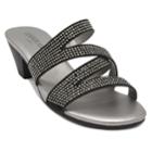 London Fog Novello Women's High Heel Sandals, Size: Medium (8), Black