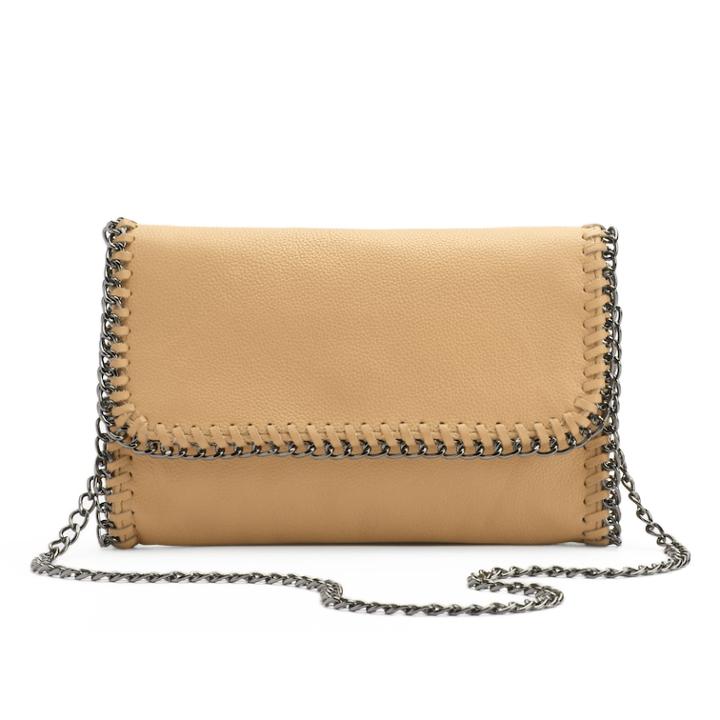 R & R Leather Whip-stitch Leather Crossbody Bag, Women's, Clrs