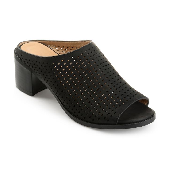 Journee Collection Ziff Women's Mules, Size: Medium (7.5), Black