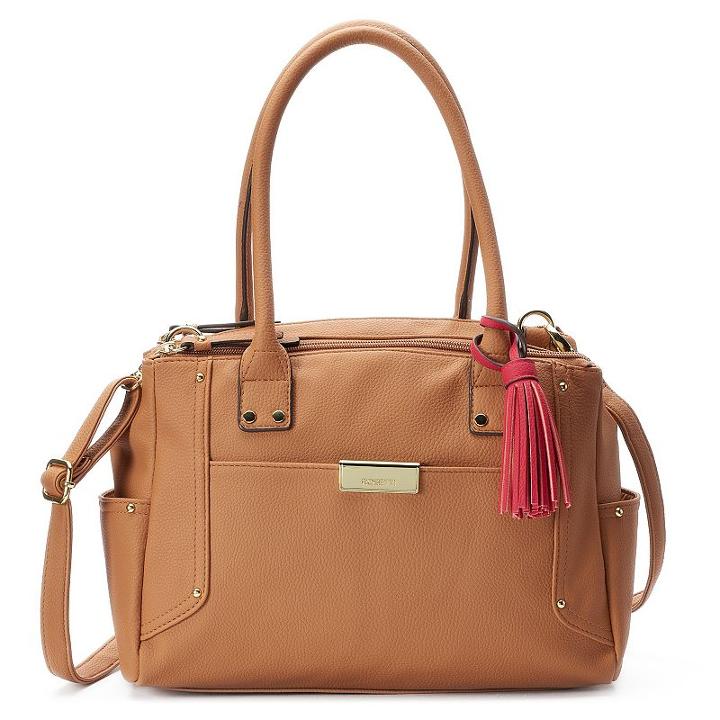 Rosetti Thea Triple-entry Tassel Satchel, Women's, Med Brown