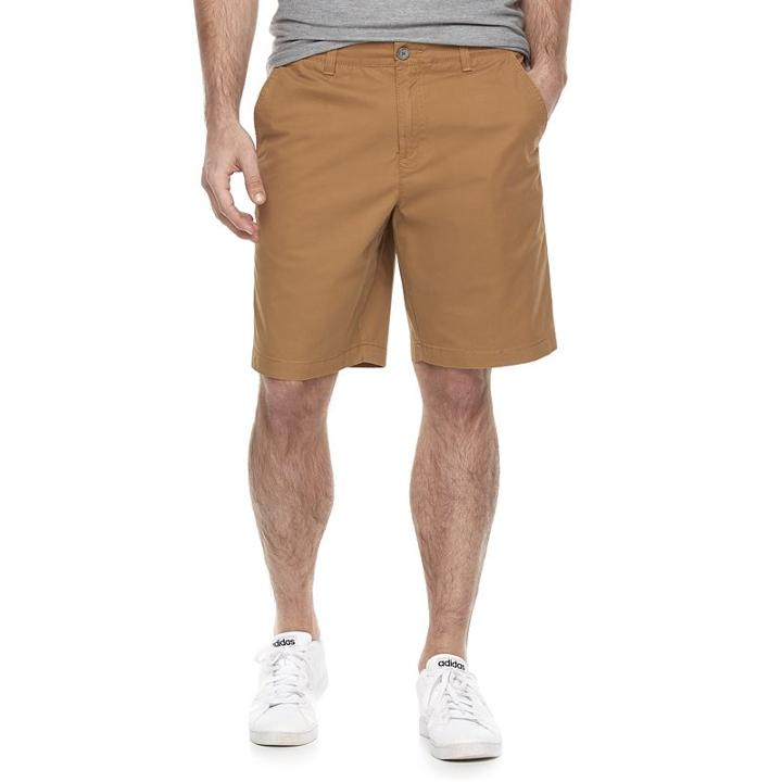 Men's Marc Anthony Slim-fit Stretch Flex-waistband Shorts, Size: 33, Med Brown