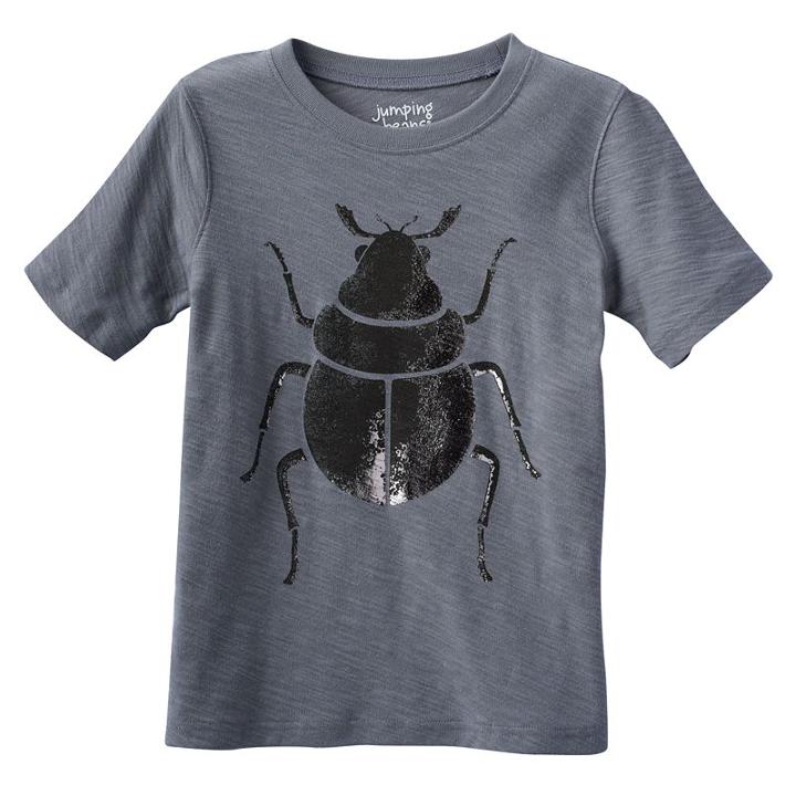Boys 4-10 Jumping Beans&reg; Slubbed Graphic Tee, Boy's, Size: 7, Med Grey