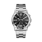 Caravelle Men's Stainless Steel Chronograph Watch - 43a144, Size: Large, Grey