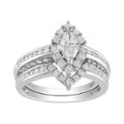 Marquise-cut Igl Certified Diamond Engagement Ring Set In 14k White Gold (1 4/9 Ct. T.w.), Women's