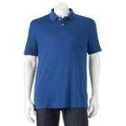 Men's Croft & Barrow Interlock Easy Care Tailored-fit Polo, Size: Medium, Dark Blue