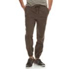 Men's Sonoma Goods For Life&trade; Modern-fit Stretch Twill Jogger Pants, Size: Large, Brown