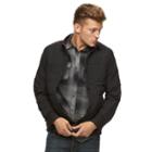 Big & Tall Rock & Republic Reversible Shirt Jacket, Men's, Size: L Tall, Black