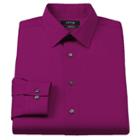 Men's Apt. 9&reg; Extra-slim Solid Stretch Dress Shirt, Size: 15.5-34/35, Dark Pink
