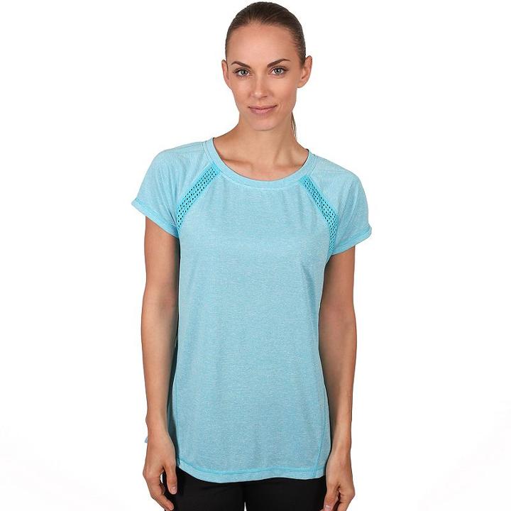 Women's Jockey Sport Mesh Performance Tee, Size: Large, Blue Other