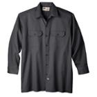 Big & Tall Dickies Original-fit Work Shirt, Men's, Size: L Tall, Grey
