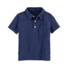 Boys 4-8 Carter's Solid Polo Top, Size: 4/5, Blue