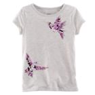 Girls 4-12 Sonoma Goods For Life&trade; Short-sleeved Embellished Graphic Tee, Girl's, Size: 7, Med Beige