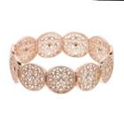 Lc Lauren Conrad Rose Gold Tone Filigree Bracelet, Women's, Light Red