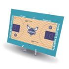 Charlotte Hornets Replica Basketball Court Display, Size: Novelty, Grey