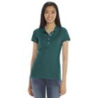 So&reg; Solid School Uniform Juniors' Polo, Teens, Size: Xs, Med Green