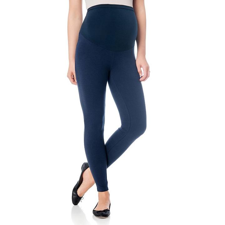 Oh Baby By Motherhood™ Secret Fit Belly™ Solid Leggings - Maternity, Women's, Size: Xl, Blue (navy)