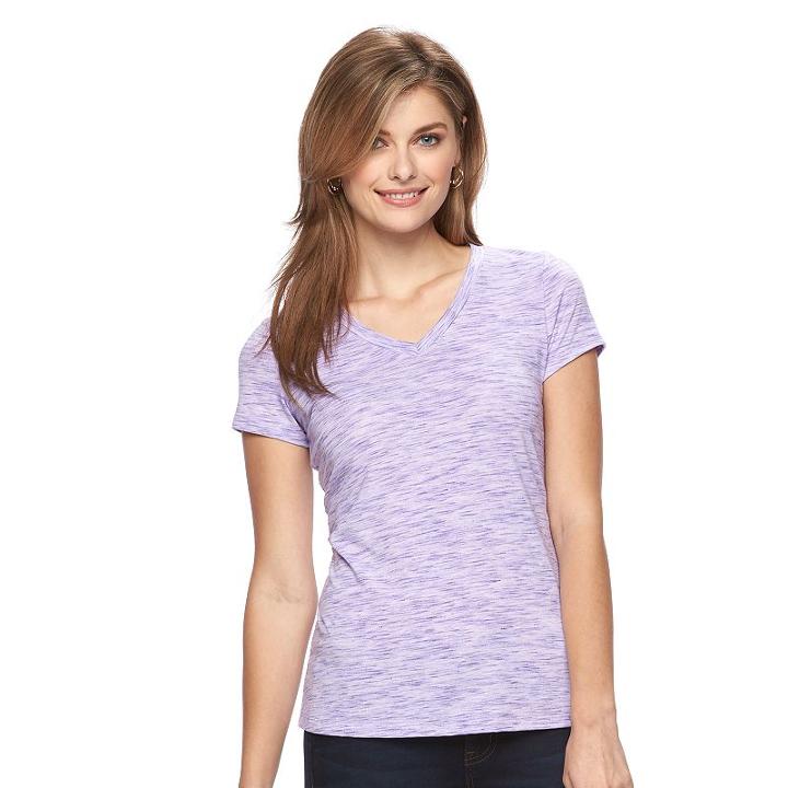 Women's Apt. 9&reg; Essential Tee, Size: Small, Lt Purple