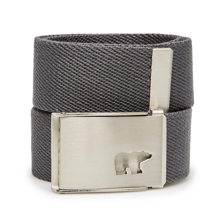 Men's Jack Nicklaus Logo Web Golf Belt, Grey