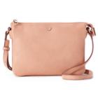 Lc Lauren Conrad Candide Crossbody Bag, Women's, Light Pink