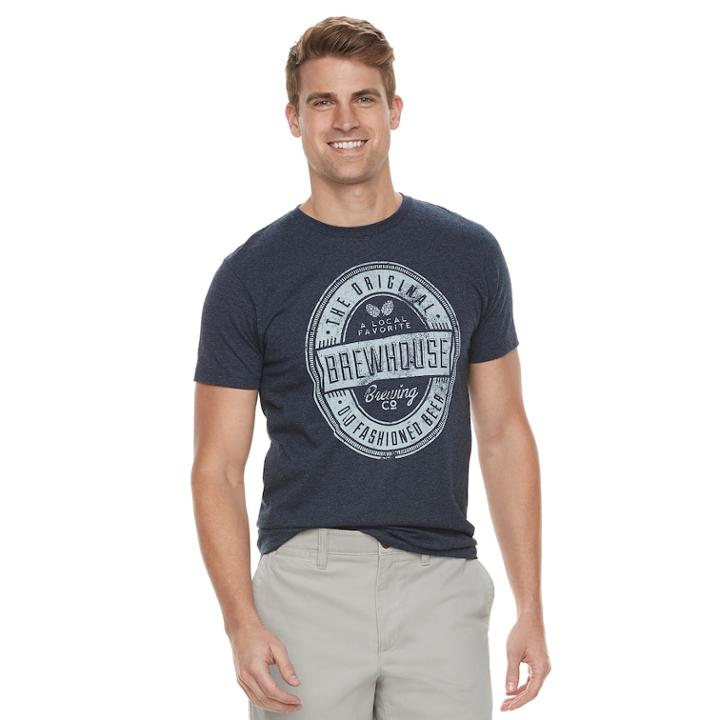 Men's Sonoma Goods For Life&trade; Beverage Graphic Tee, Size: Xxl, Dark Blue