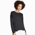 Women's Danskin Twist Front Sweatshirt, Size: Large, Oxford