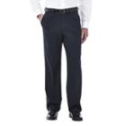 Men's Haggar Premium Stretch Dress Pants, Size: 34x29, Blue (navy)