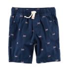 Boys 4-8 Carter's American Flag Shorts, Boy's, Size: 6, Blue
