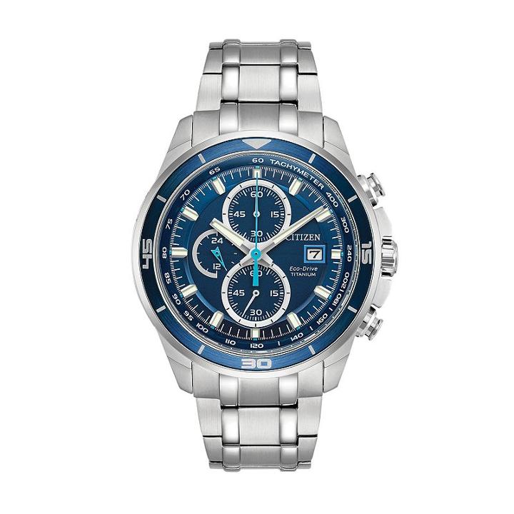 Citizen Eco-drive Men's Ti + Ip Super Titanium Watch - Ca0349-51l, Size: Large, Grey