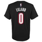 Boys 8-20 Portland Trail Blazers Damian Lillard Player Name & Number Replica Tee, Size: L 14-16, Black