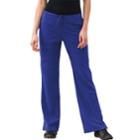 Petite Jockey Scrubs Woven Cargo Pants, Women's, Size: Xl Petite, Med Blue