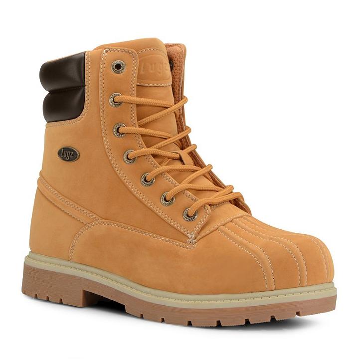Lugz Avalanche Hi Men's Duck Boots, Size: Medium (10.5), Beig/green (beig/khaki)
